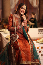 Load image into Gallery viewer, Maria.B | Shehnai Luxury Formal Winter Edit &#39;25 available at Lebaasonline. The largest stockiest of M.prints Dresses in the UK. Shop Maria B Clothes Pakistani wedding. Maria B Chiffons, Mprints, Maria B Sateen Embroidered on discounted price in UK USA Manchester London Australia Belgium UAE France Germany Birmingham on Sale.