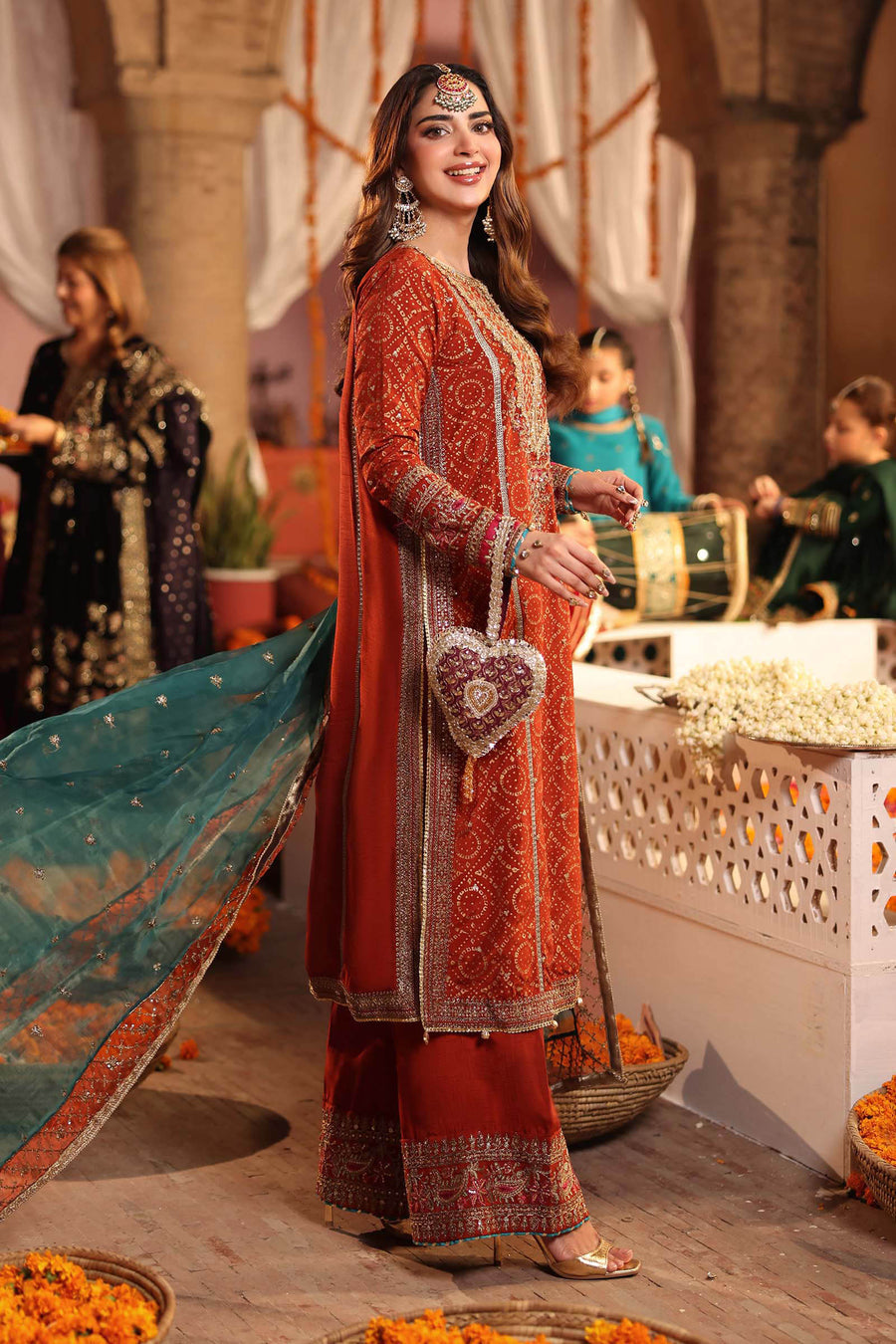 Maria.B | Shehnai Luxury Formal Winter Edit '25 available at Lebaasonline. The largest stockiest of M.prints Dresses in the UK. Shop Maria B Clothes Pakistani wedding. Maria B Chiffons, Mprints, Maria B Sateen Embroidered on discounted price in UK USA Manchester London Australia Belgium UAE France Germany Birmingham on Sale.