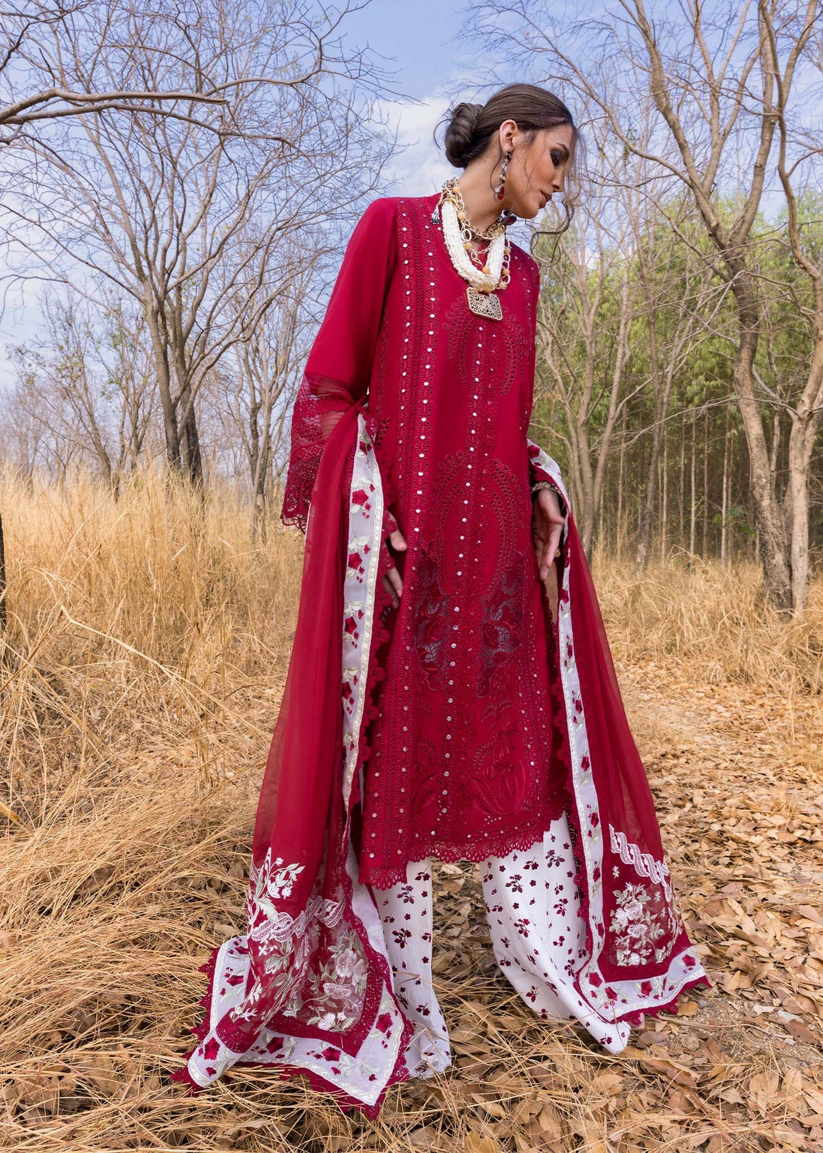 Buy CRIMSON X SAIRA SHAKIRA LUXURY LAWN 2025 for Eid dress from our official website We are the no. 1 stockists in the world for Crimson Luxury, Maria B Ready to wear. All Pakistani dresses customization and Ready to Wear dresses are easily available in Spain, UK Austria from Lebaasonline at best price.