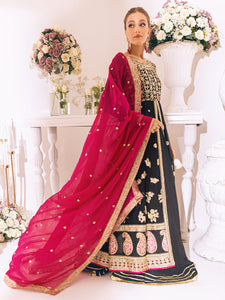 ROHEENAZ | SAWARIYA LUXURY KALIDAAR CHIFFON '23 exclusively available @ lebasonline. We have express shipping of Pakistani Wedding dresses 2023 of Maria B Lawn 2022, Gulaal lawn 2022. The Pakistani Suits UK is available in customized at doorstep in UK, USA, Germany, France, Belgium, UAE, Dubai from lebaasonline. 