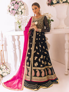 ROHEENAZ | SAWARIYA LUXURY KALIDAAR CHIFFON '23 exclusively available @ lebasonline. We have express shipping of Pakistani Wedding dresses 2023 of Maria B Lawn 2022, Gulaal lawn 2022. The Pakistani Suits UK is available in customized at doorstep in UK, USA, Germany, France, Belgium, UAE, Dubai from lebaasonline. 