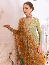 Load image into Gallery viewer, ROHEENAZ | SAWARIYA LUXURY KALIDAAR CHIFFON &#39;23 exclusively available @ lebasonline. We have express shipping of Pakistani Wedding dresses 2023 of Maria B Lawn 2022, Gulaal lawn 2022. The Pakistani Suits UK is available in customized at doorstep in UK, USA, Germany, France, Belgium, UAE, Dubai from lebaasonline. 