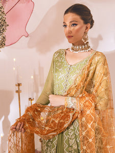 ROHEENAZ | SAWARIYA LUXURY KALIDAAR CHIFFON '23 exclusively available @ lebasonline. We have express shipping of Pakistani Wedding dresses 2023 of Maria B Lawn 2022, Gulaal lawn 2022. The Pakistani Suits UK is available in customized at doorstep in UK, USA, Germany, France, Belgium, UAE, Dubai from lebaasonline. 