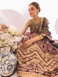 ROHEENAZ | SAWARIYA LUXURY KALIDAAR CHIFFON '23 exclusively available @ lebasonline. We have express shipping of Pakistani Wedding dresses 2023 of Maria B Lawn 2022, Gulaal lawn 2022. The Pakistani Suits UK is available in customized at doorstep in UK, USA, Germany, France, Belgium, UAE, Dubai from lebaasonline. 