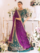 Load image into Gallery viewer, ROHEENAZ | SAWARIYA LUXURY KALIDAAR CHIFFON &#39;23 exclusively available @ lebasonline. We have express shipping of Pakistani Wedding dresses 2023 of Maria B Lawn 2022, Gulaal lawn 2022. The Pakistani Suits UK is available in customized at doorstep in UK, USA, Germany, France, Belgium, UAE, Dubai from lebaasonline. 