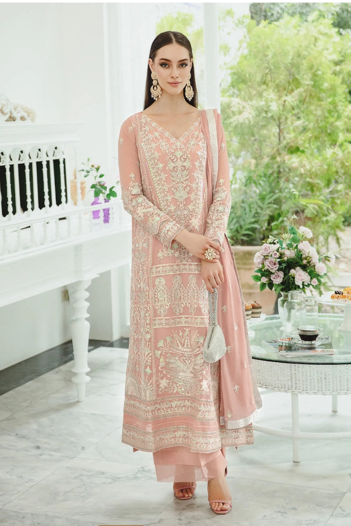 ARIYA | SW-23 FREESIA  dresses exclusively available @lebaasonline. Gisele Pakistani Designer Dresses in UK Online, Maria B is available with us. Buy Gisele Clothing Pakistan for Pakistani Bridal Outfit look. The dresses can be customized in UK, USA, France at Lebaasonline