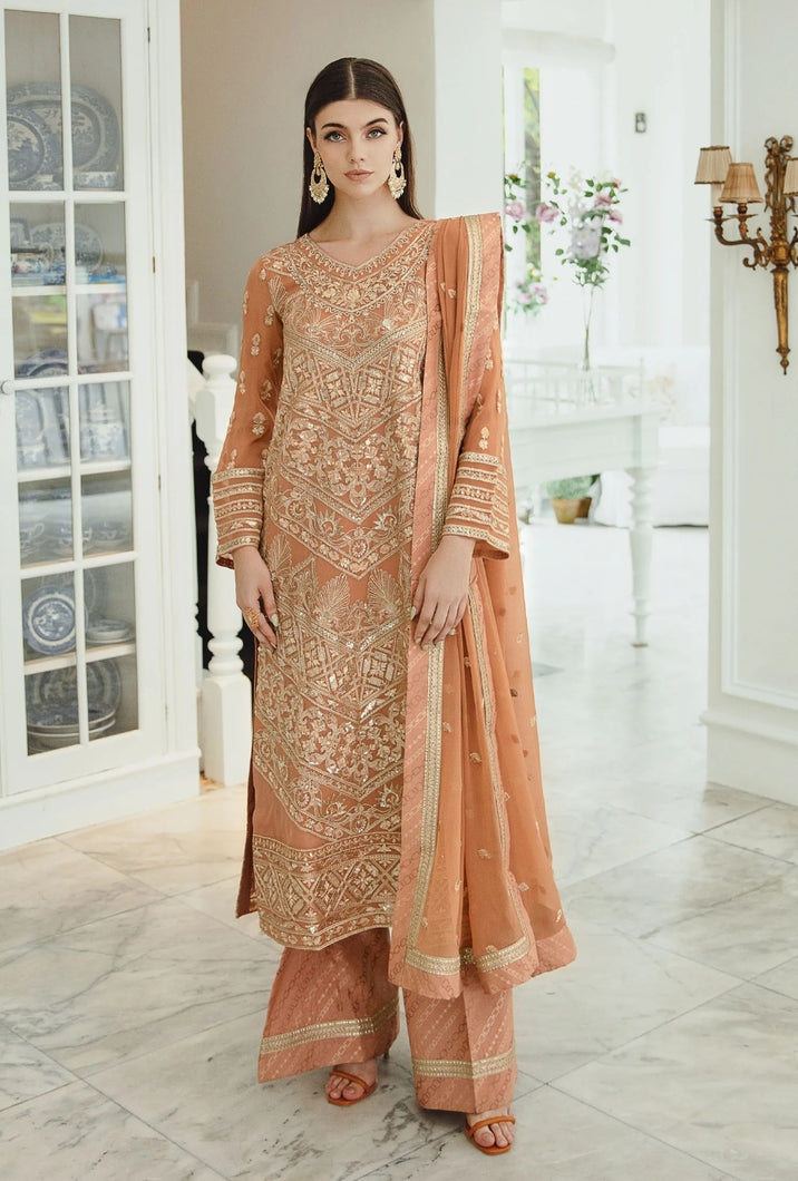 ARIYA | SW-23 FREESIA  dresses exclusively available @lebaasonline. Gisele Pakistani Designer Dresses in UK Online, Maria B is available with us. Buy Gisele Clothing Pakistan for Pakistani Bridal Outfit look. The dresses can be customized in UK, USA, France at Lebaasonline