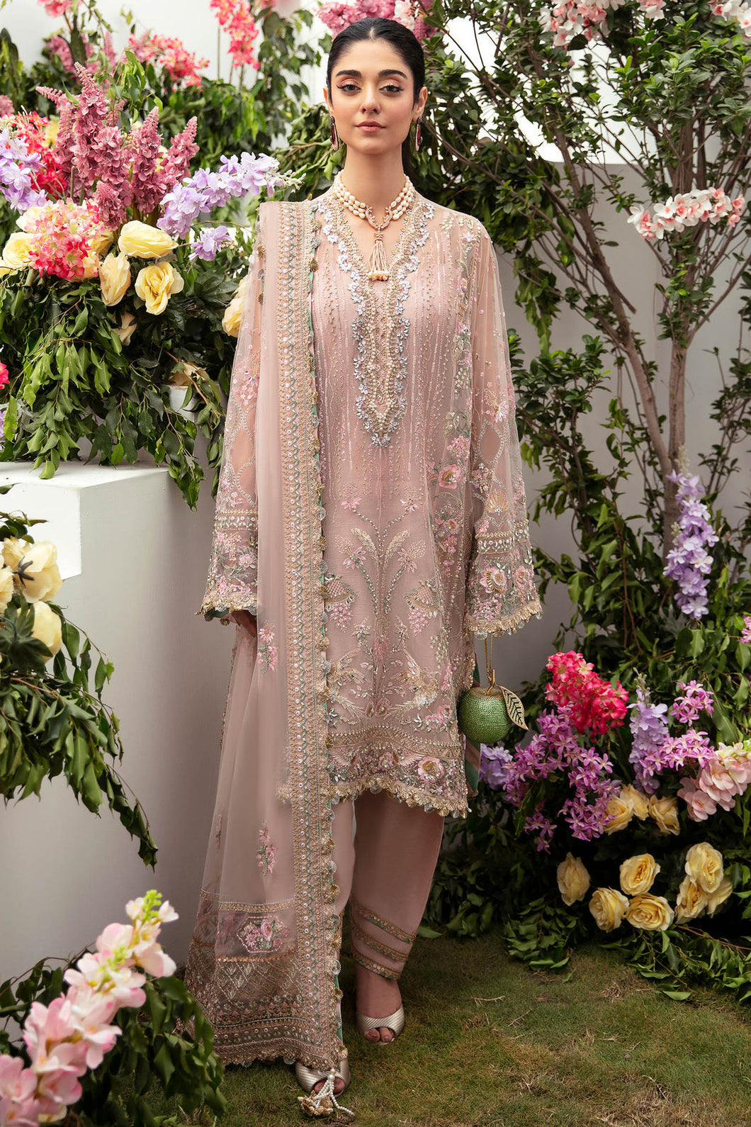 Buy ZAHA | GOSSAMER WINTER '23 Online Pakistani designer dresses at Great Price! Available For Next Day Delivery in UK, France & Germany. Zaha dresses created by Khadija Shah from Pakistan & for SALE in the UK, USA, Manchester & London. Book now ready to wear & unstitched at Lebaasonline.