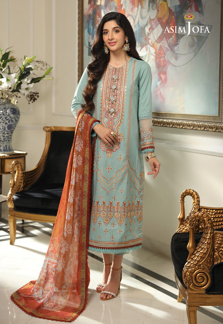 Buy ASIM JOFA | AIRA Collection '23 this New collection of ASIM JOFA WEDDING LAWN COLLECTION 2023 from our website. We have various PAKISTANI DRESSES ONLINE IN UK, ASIM JOFA CHIFFON COLLECTION. Get your unstitched or customized PAKISATNI BOUTIQUE IN UK, USA, UAE, FRACE , QATAR, DUBAI from Lebaasonline @ Sale price.