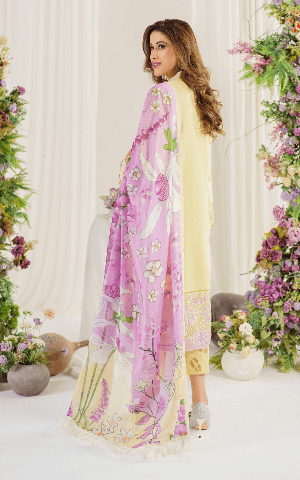 Buy ASIFA & NABEEL | Pretty in Pink Limited Edition LAWN INDIAN PAKISTANI DESIGNER DRESSES & READY TO WEAR PAKISTANI CLOTHES. Buy ASIFA & NABEEL Collection of Summer Lawn, Original Pakistani Designer Clothing, Unstitched & Stitched suits for women. Next Day Delivery in the UK. Express shipping to USA, France, Germany & Australia.