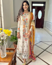 Load image into Gallery viewer, Faiza Saqlain | Lyle Luxury Lawn Collection 2023 available at Lebaasonline. The largest stockiest of Dresses in the UK. Shop Maria B Clothes Pakistani wedding. Afrozeh wedding, Faiza Saqlain, Qalamkar Embroidered on discounted price in UK USA Manchester London Australia Belgium UAE France Germany Birmingham on Sale.p