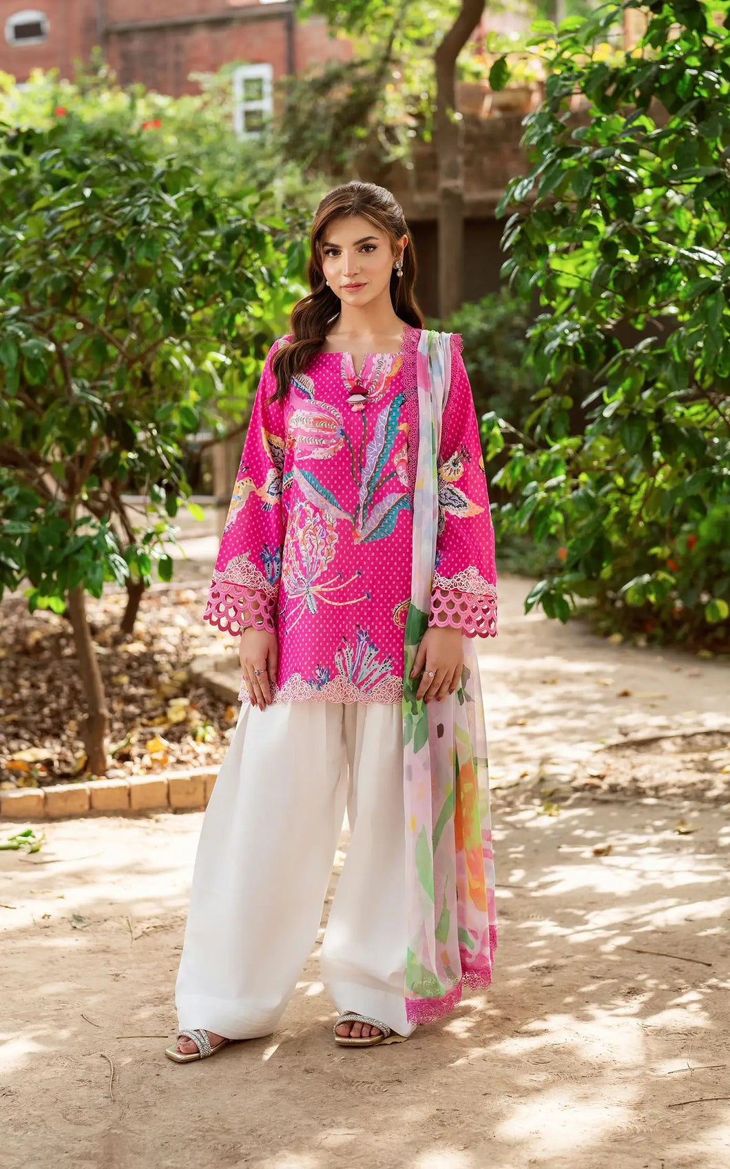 Buy ASIFA & NABEEL | YAKIN SUMMER LAWN INDIAN PAKISTANI DESIGNER DRESSES & READY TO WEAR PAKISTANI CLOTHES. Buy ASIFA & NABEEL Collection of Summer Lawn, Original Pakistani Designer Clothing, Unstitched & Stitched suits for women. Next Day Delivery in the UK. Express shipping to USA, France, Germany & Australia.
