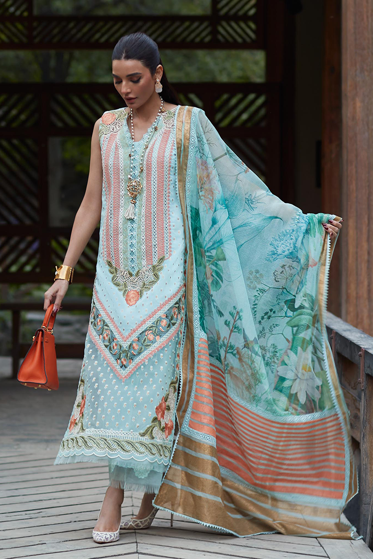 Buy CRIMSON X SAIRA SHAKIRA LUXURY LAWN 2023 for Eid dress from our official website We are the no. 1 stockists in the world for Crimson Luxury, Maria B Ready to wear. All Pakistani dresses customization and Ready to Wear dresses are easily available in Spain, UK Austria from Lebaasonline at best price.