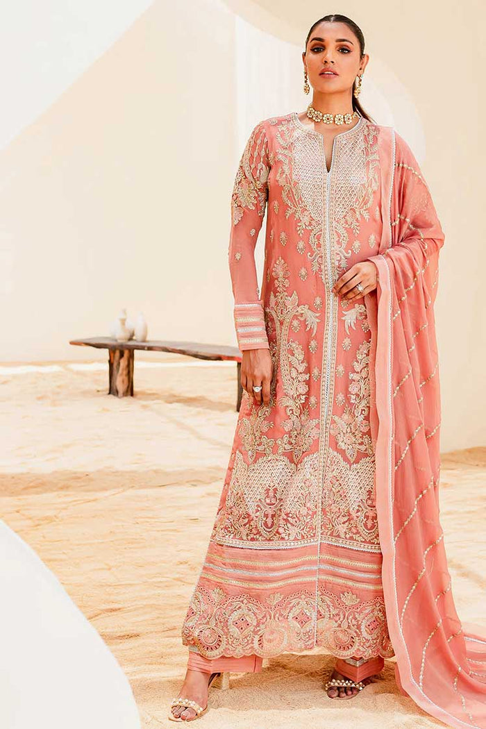 Buy MARYUM & MARIA | Sejal - Luxury Chiffon Collection 2023 from our website. We deal in all largest brands like Maria b, Shamrock Maryum N Maria Collection, Imrozia collection. This wedding season, flaunt yourself in beautiful Shamrock collection. Buy pakistani dresses in UK, USA, Manchester from Lebaasonline