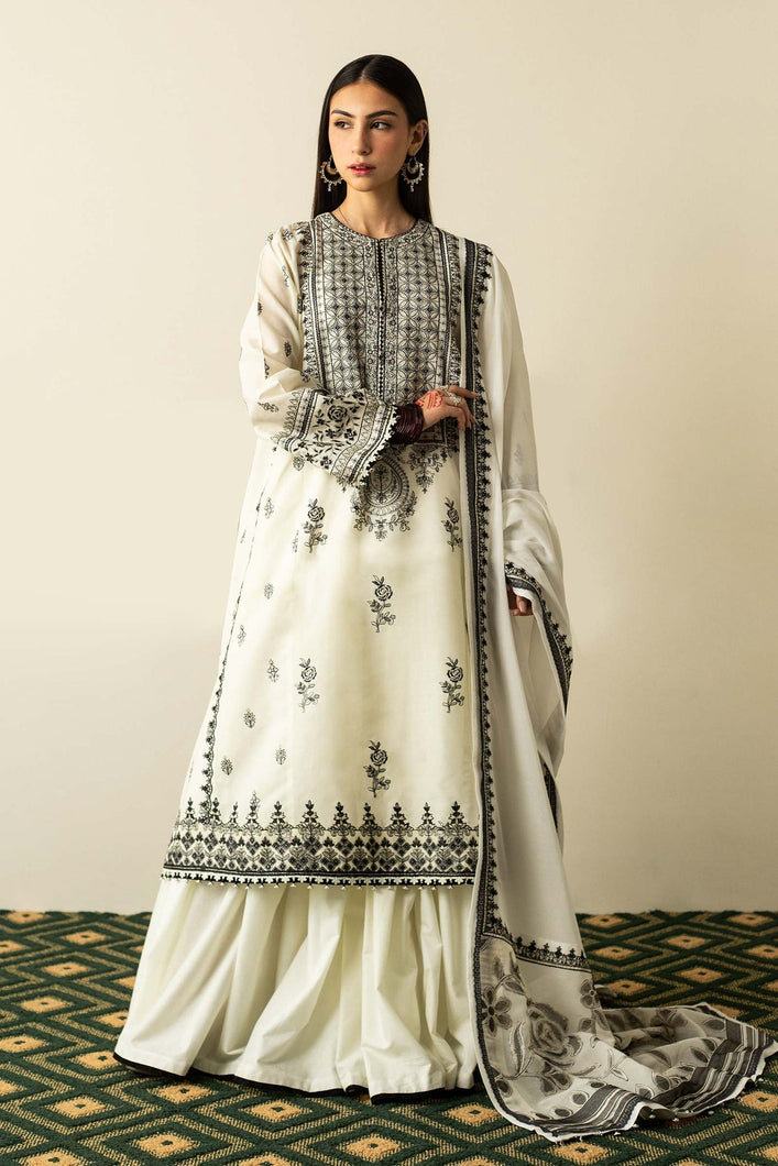 Buy Zara Shahjahan Lawn II - '23 Pakistani Embroidered Clothes For Women at Our Online Designer Boutique UK, Indian & Pakistani Wedding dresses online UK, Asian Clothes UK Jazmin Suits USA, Baroque Chiffon Collection 2023 & Eid Collection Outfits in USA on express shipping available @ Lebaasonline.