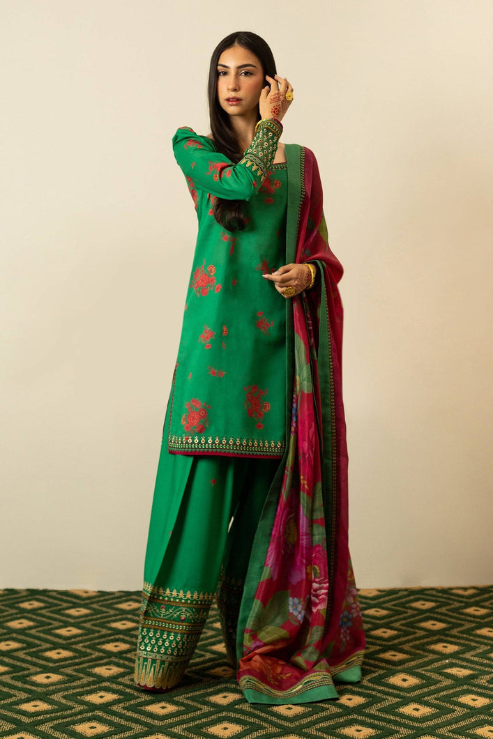 Buy Zara Shahjahan Lawn II - '23 Pakistani Embroidered Clothes For Women at Our Online Designer Boutique UK, Indian & Pakistani Wedding dresses online UK, Asian Clothes UK Jazmin Suits USA, Baroque Chiffon Collection 2023 & Eid Collection Outfits in USA on express shipping available @ Lebaasonline.