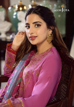 Load image into Gallery viewer, Buy ASIM JOFA | AIRA Collection &#39;23 this New collection of ASIM JOFA WEDDING LAWN COLLECTION 2023 from our website. We have various PAKISTANI DRESSES ONLINE IN UK, ASIM JOFA CHIFFON COLLECTION. Get your unstitched or customized PAKISATNI BOUTIQUE IN UK, USA, UAE, FRACE , QATAR, DUBAI from Lebaasonline @ Sale price.