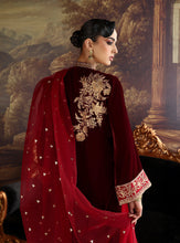 Load image into Gallery viewer, ZAINAB CHOTTANI VELURA VELVET EDIT &#39;25 Velvet salwar kameez UK, Embroidered Collection at our Pakistani Designer Dresses Online Boutique. Pakistani Clothes Online UK- SALE, Zainab Chottani Wedding Suits, Luxury Lawn &amp; Bridal Wear &amp; Ready Made Suits for Pakistani Party Wear UK on Discount Price