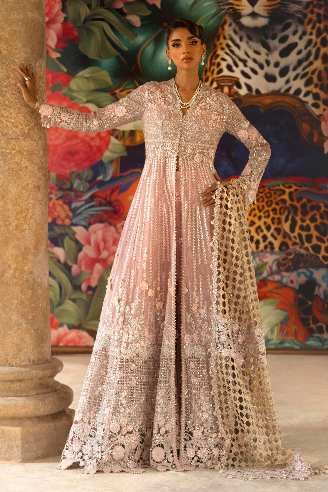 Pink Sana Safinaz Bridal Couture Fashion Sana Safinaz Wedding