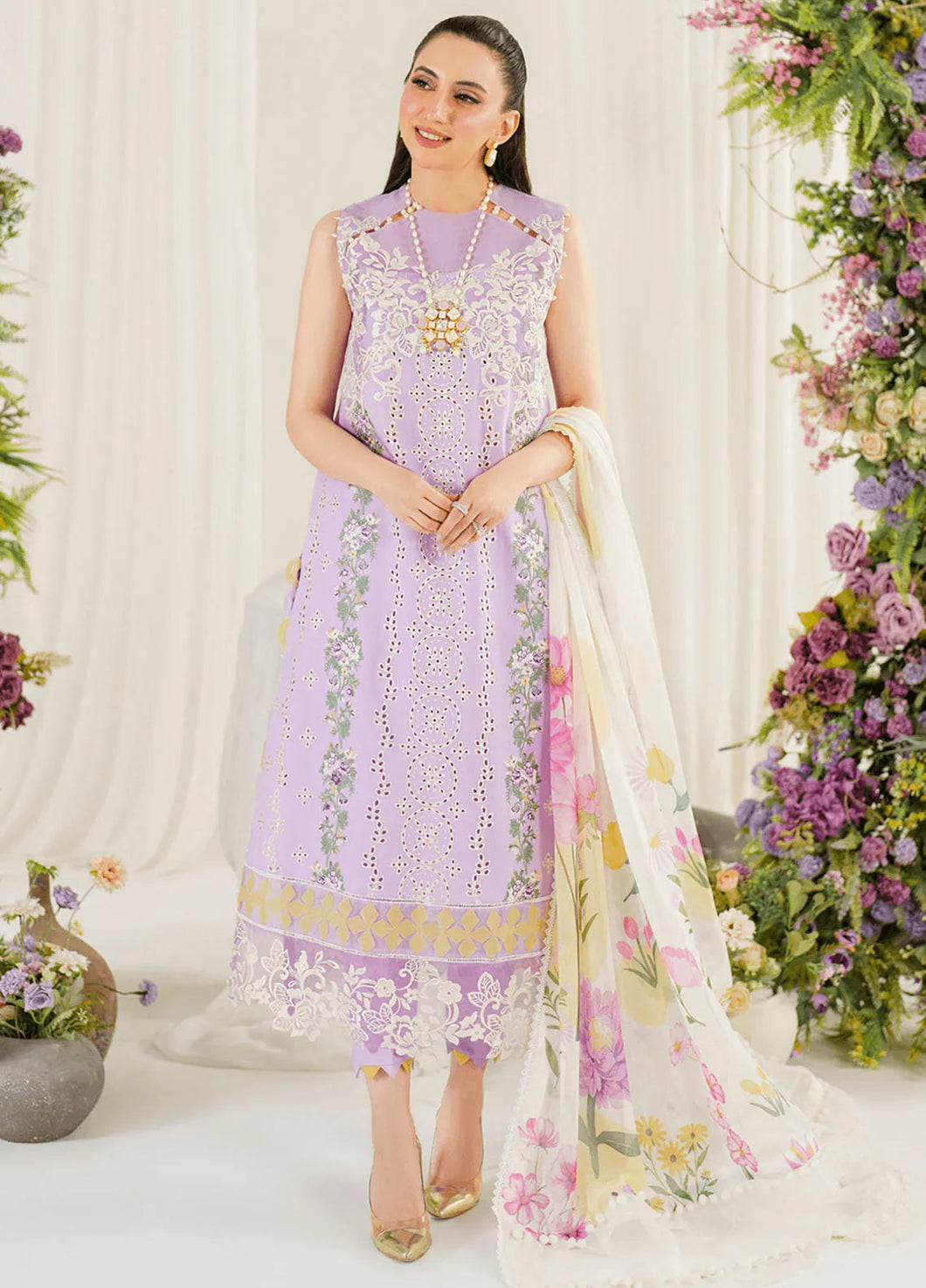 Buy ASIFA & NABEEL | Pretty in Pink Limited Edition LAWN INDIAN PAKISTANI DESIGNER DRESSES & READY TO WEAR PAKISTANI CLOTHES. Buy ASIFA & NABEEL Collection of Summer Lawn, Original Pakistani Designer Clothing, Unstitched & Stitched suits for women. Next Day Delivery in the UK. Express shipping to USA, France, Germany & Australia.