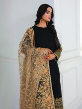 Load image into Gallery viewer, Buy Baroque | Embroidered Chiffon Unstitched 3Pc BQU-PR-D283. Online at Great Price! Available For UK, France &amp; Germany. Baroque dresse from Pakistan &amp; for SALE in the UK, USA, Manchester &amp; London. Book now ready to wear &amp; unstitched. Shop Wedding, festive, summer or winter branded outfits from Lebaasonline 