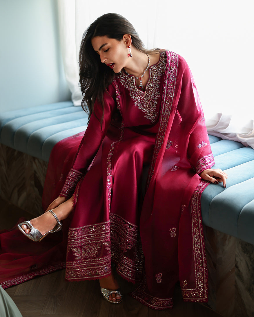 Buy MUSHQ | Zarminay 2026-Pret - "Sereen" Designer Dresses Is an exclusively available for online UK @lebaasonline. PAKISTANI WEDDING DRESSES ONLINE UK can be customized at Pakistani designer boutique in USA, UK, France, Dubai, Saudi, London. Get Pakistani & Indian velvet BRIDAL DRESSES ONLINE USA at Lebaasonline.