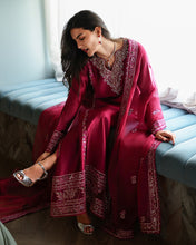 Load image into Gallery viewer, Buy MUSHQ | Zarminay 2026-Pret - "Sereen" Designer Dresses Is an exclusively available for online UK @lebaasonline. PAKISTANI WEDDING DRESSES ONLINE UK can be customized at Pakistani designer boutique in USA, UK, France, Dubai, Saudi, London. Get Pakistani &amp; Indian velvet BRIDAL DRESSES ONLINE USA at Lebaasonline.