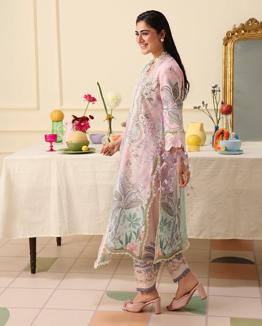 Buy MUSHQ | Soleil 2026-Prints - "Serena Bloom" Designer Dresses Is an exclusively available for online UK @lebaasonline. PAKISTANI WEDDING DRESSES ONLINE UK can be customized at Pakistani designer boutique in USA, UK, France, Dubai, Saudi, London. Get Pakistani & Indian velvet BRIDAL DRESSES ONLINE USA at Lebaasonline.
