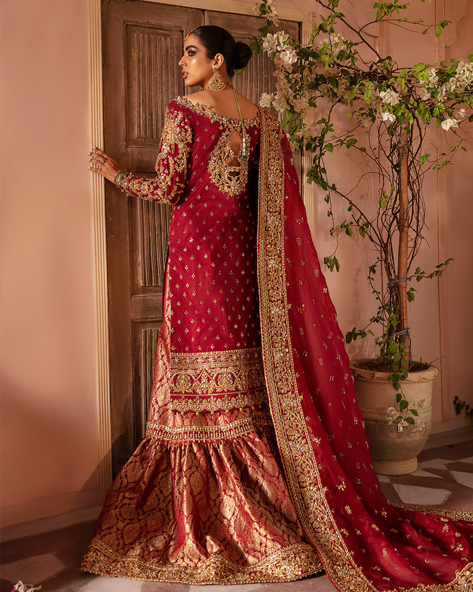 Buy Gulaal Bridal collection | Azrah B-12 Dress from Lebaasonline Pakistani Clothes Stockist in the UK @ best price- SALE Shop Gulaal Bridal 2026, Maria B Lawn 2025 Summer Suit, Pakistani Clothes Online UK for Wedding, Bridal Wear Indian & Pakistani Summer Dresses by Gulaal in the UK & USA at LebaasOnline