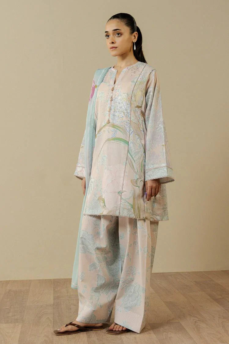Buy Zara Shahjahan | Coco prints Drop III - 2026( Flora-2B) Pakistani Embroidered Clothes For Women at Our Online Designer Boutique UK, Indian & Pakistani Wedding dresses online UK, Asian Clothes UK Jazmin Suits USA, Baroque Chiffon Collection 2026 & Eid Collection Outfits in USA on express shipping available @ Lebaasonline.