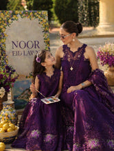 Load image into Gallery viewer, Buy Noor Luxury Eid Schiffli Laserkari '26 - Vol 2 | Amalfi Amethyst Lawn Suit from Lebaasonline Largest Pakistani Clothes Stockist in the UK Shop Noor Pakistani Lawn 2026 EID COLLECTION Saira Shakira COLLECTION 2026 Afrozeh EID COLLECTION '26 ONLINE UK for Wedding, Party  NIKAH OUTFIT Indian &amp; Pakistani Summer Dresses UK USA UAE DUBAI Manchester 