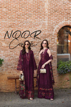 Load image into Gallery viewer, Buy Noor Luxury Eid Schiffli Laserkari '26 - Vol 2 | D10 - Palm Royal Lawn Suit from Lebaasonline Largest Pakistani Clothes Stockist in the UK Shop Noor Pakistani Lawn 2026 EID COLLECTION Saira Shakira COLLECTION 2026 Afrozeh EID COLLECTION '26 ONLINE UK for Wedding, Party  NIKAH OUTFIT Indian &amp; Pakistani Summer Dresses UK USA UAE DUBAI Manchester 