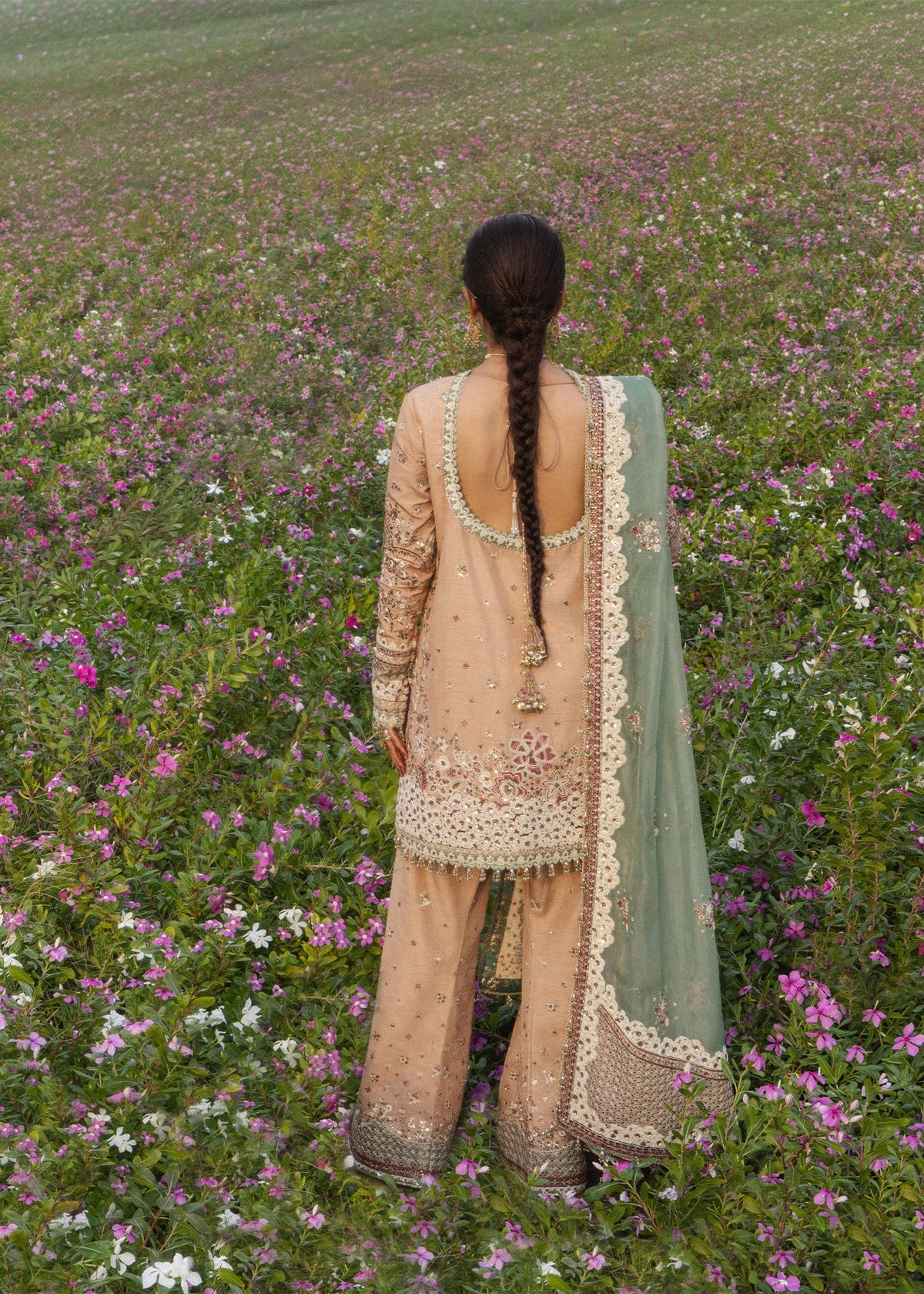 Hussain Rehar Festive 2026 Dori embroidered Pakistani designer outfit