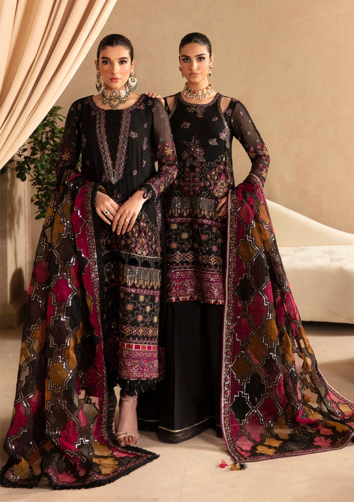 Buy Xenia | Formal Collection - Xenia - Yasfir Online at Great Price! Available For UK, France & Germany. Baroque dresse from Pakistan & for SALE in the UK, USA, Manchester & London. Book now ready to wear & unstitched. Shop Wedding, festive, summer or winter branded outfits from Lebaasonline 