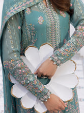 Load image into Gallery viewer, GULAAL | Maeri Luxury Chiffion '26 | Desir Pakistani designer dress is available @lebaasonline. The Pakistani Wedding dresses of Maria B, Gulaal can be customized for Bridal/party wear. Get express shipping in UK, USA, France, Germany for Asian Outfits USA. Maria B Sale online can be availed here!!
