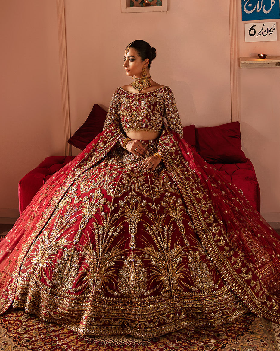 Buy Gulaal Bridal collection | Sairah B-07 Dress from Lebaasonline Pakistani Clothes Stockist in the UK @ best price- SALE Shop Gulaal Bridal 2026, Maria B Lawn 2025 Summer Suit, Pakistani Clothes Online UK for Wedding, Bridal Wear Indian & Pakistani Summer Dresses by Gulaal in the UK & USA at LebaasOnline