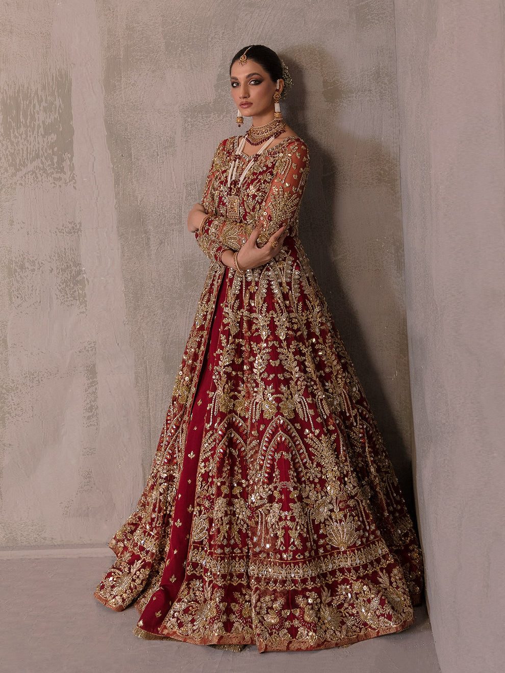 Buy Gulaal Bridal collection | Marianna B-23 Charmaine Dress from Lebaasonline Pakistani Clothes Stockist in the UK @ best price- SALE Shop Gulaal Bridal 2026, Maria B Lawn 2025 Summer Suit, Pakistani Clothes Online UK for Wedding, Bridal Wear Indian & Pakistani Summer Dresses by Gulaal in the UK & USA at LebaasOnline