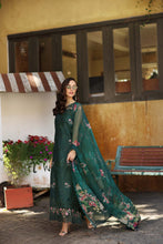Load image into Gallery viewer, Buy Noor Luxury Eid Schiffli Laserkari '26 - Vol 2 | D10 - Emerald Jewel Lawn Suit from Lebaasonline Largest Pakistani Clothes Stockist in the UK Shop Noor Pakistani Lawn 2026 EID COLLECTION Saira Shakira COLLECTION 2026 Afrozeh EID COLLECTION '26 ONLINE UK for Wedding, Party  NIKAH OUTFIT Indian &amp; Pakistani Summer Dresses UK USA UAE DUBAI Manchester 