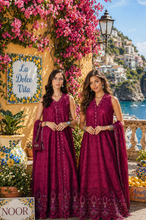 Load image into Gallery viewer, Buy Noor Luxury Eid Schiffli Laserkari '26 - Vol 2 | D4 -Fuchia Élégance Lawn Suit from Lebaasonline Largest Pakistani Clothes Stockist in the UK Shop Noor Pakistani Lawn 2026 EID COLLECTION Saira Shakira COLLECTION 2026 Afrozeh EID COLLECTION '26 ONLINE UK for Wedding, Party  NIKAH OUTFIT Indian &amp; Pakistani Summer Dresses UK USA UAE DUBAI Manchester 