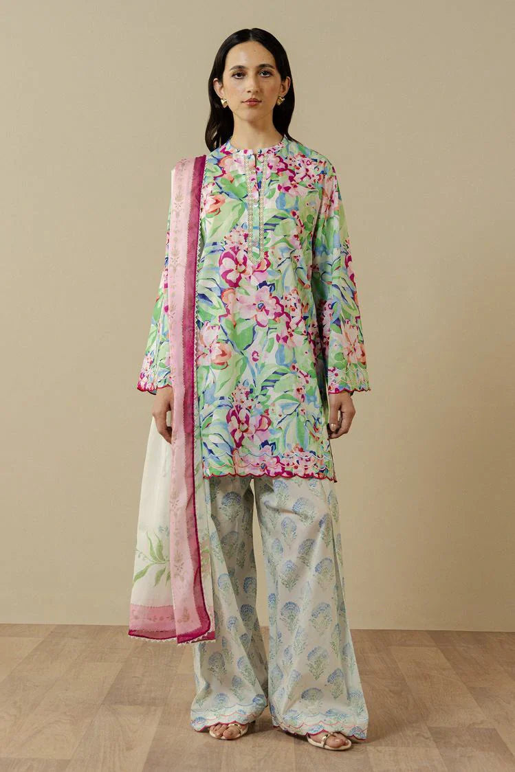 Buy Zara Shahjahan | Coco prints Drop III - 2026( ELARIS -6A) Pakistani Embroidered Clothes For Women at Our Online Designer Boutique UK, Indian & Pakistani Wedding dresses online UK, Asian Clothes UK Jazmin Suits USA, Baroque Chiffon Collection 2026 & Eid Collection Outfits in USA on express shipping available @ Lebaasonline.