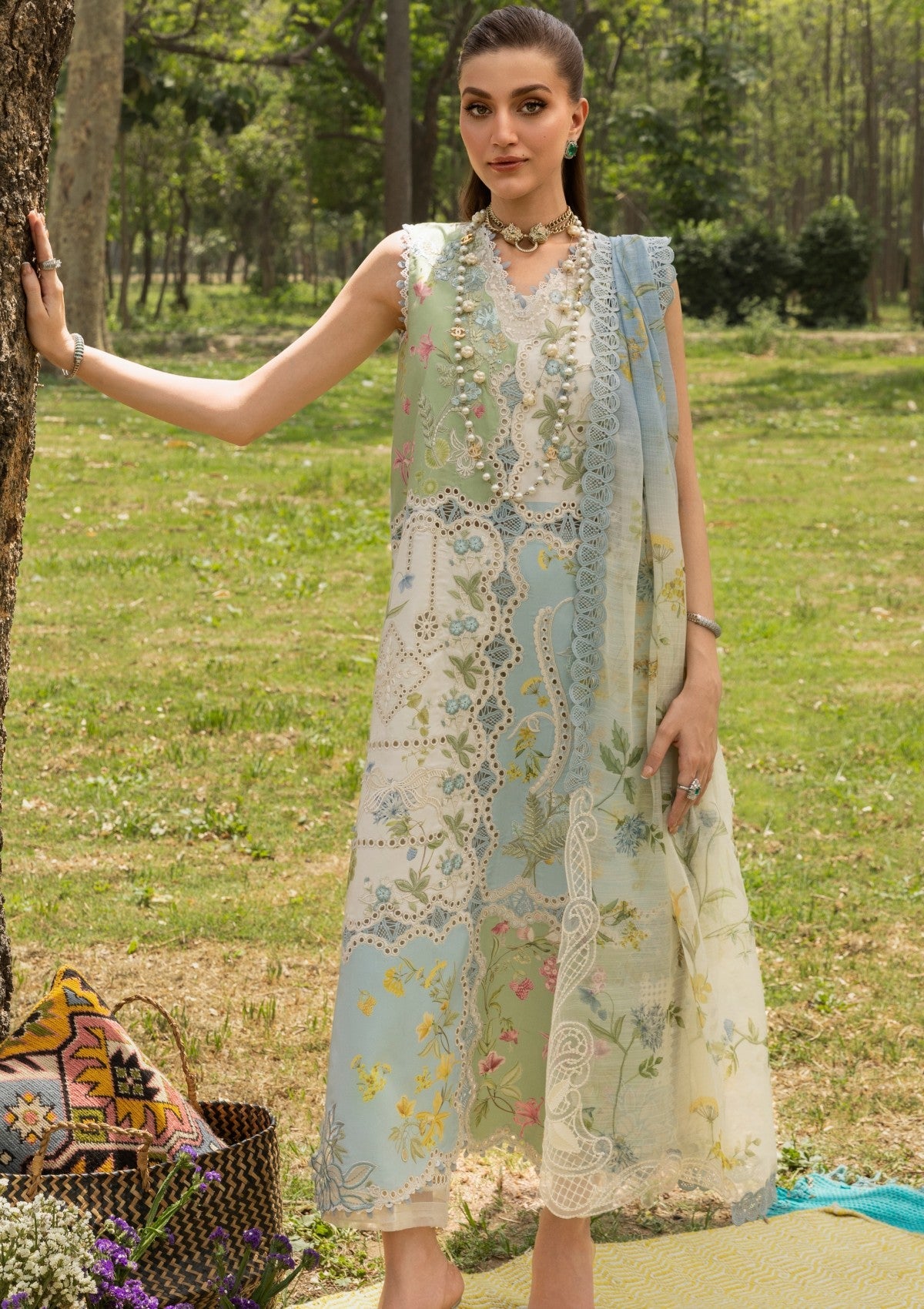 Buy SAIRA SHAKIRA BLOOM LAWN 2026 (LANA-3A) for Eid dress from our official website We are the no. 1 stockists in the world for Crimson Luxury, Maria B Ready to wear. All Pakistani dresses customization and Ready to Wear dresses are easily available in Spain, UK Austria from Lebaasonline at best price.