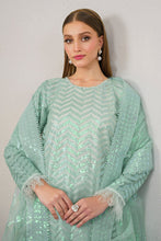 Load image into Gallery viewer, Buy Baroque | Embroidered Net Unstitched 3Pc UF-517. Online at Great Price! Available For UK, France &amp; Germany. Baroque dresse from Pakistan &amp; for SALE in the UK, USA, Manchester &amp; London. Book now ready to wear &amp; unstitched. Shop Wedding, festive, summer or winter branded outfits from Lebaasonline 