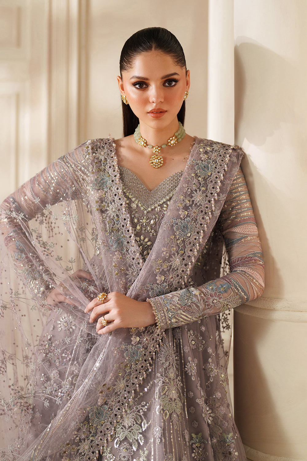 Buy Baroque |  EMBROIDERED NET CH14-04 UNSTITCHED. Online at Great Price! Available For UK, France & Germany. Baroque dresse from Pakistan & for SALE in the UK, USA, Manchester & London. Book now ready to wear & unstitched. Shop Wedding, festive, summer or winter branded outfits from Lebaasonline 