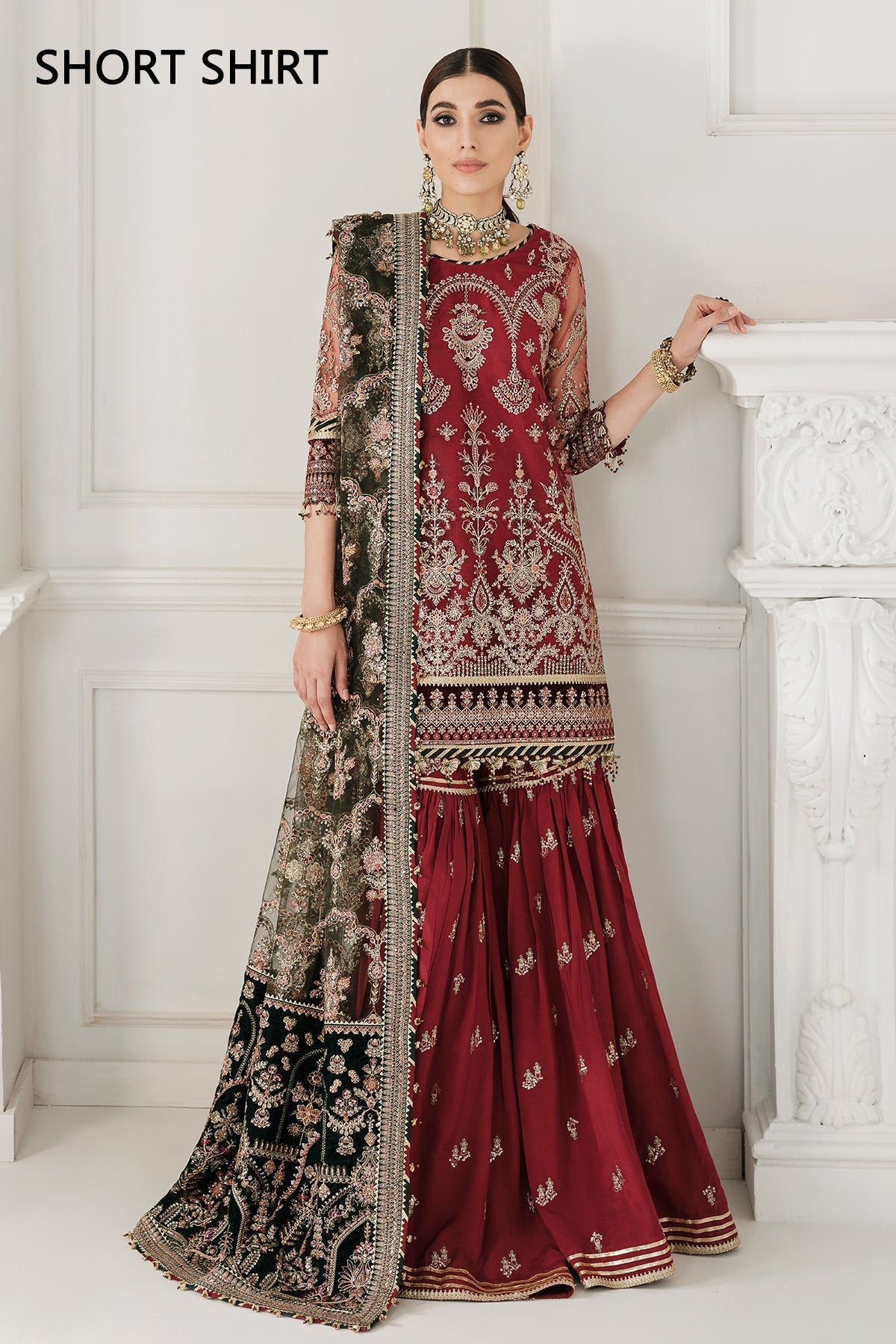 Buy Baroque | Embroidered Net 3Pc Suit CH10-D07 - Collection 2025 Online at Great Price! Available For UK, France & Germany. Baroque dresse from Pakistan & for SALE in the UK, USA, Manchester & London. Book now ready to wear & unstitched. Shop Wedding, festive, summer or winter branded outfits from Lebaasonline 