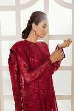 Load image into Gallery viewer, Buy Baroque | Baroque Luxury Embroidered Chiffon 3 Piece Suit - RED VELVET. Online at Great Price! Available For UK, France &amp; Germany. Baroque dresse from Pakistan &amp; for SALE in the UK, USA, Manchester &amp; London. Book now ready to wear &amp; unstitched. Shop Wedding, festive, summer or winter branded outfits from Lebaasonline 