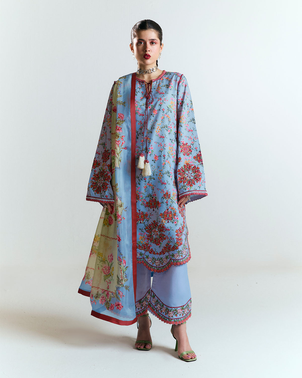 Buy jugnu by Hussain Rehar Embroidered 3pc suit from Lebaasonline delivery available in UK USA France Germany and other countries. Shop summer winter and wedding season outfits. 