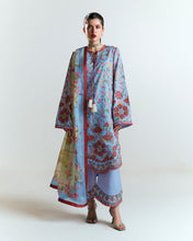 Load image into Gallery viewer, Buy jugnu by Hussain Rehar Embroidered 3pc suit from Lebaasonline delivery available in UK USA France Germany and other countries. Shop summer winter and wedding season outfits. 
