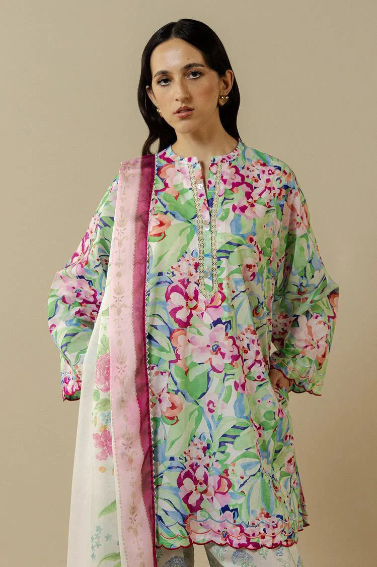 Buy Zara Shahjahan | Coco prints Drop III - 2026( ELARIS -6A) Pakistani Embroidered Clothes For Women at Our Online Designer Boutique UK, Indian & Pakistani Wedding dresses online UK, Asian Clothes UK Jazmin Suits USA, Baroque Chiffon Collection 2026 & Eid Collection Outfits in USA on express shipping available @ Lebaasonline.