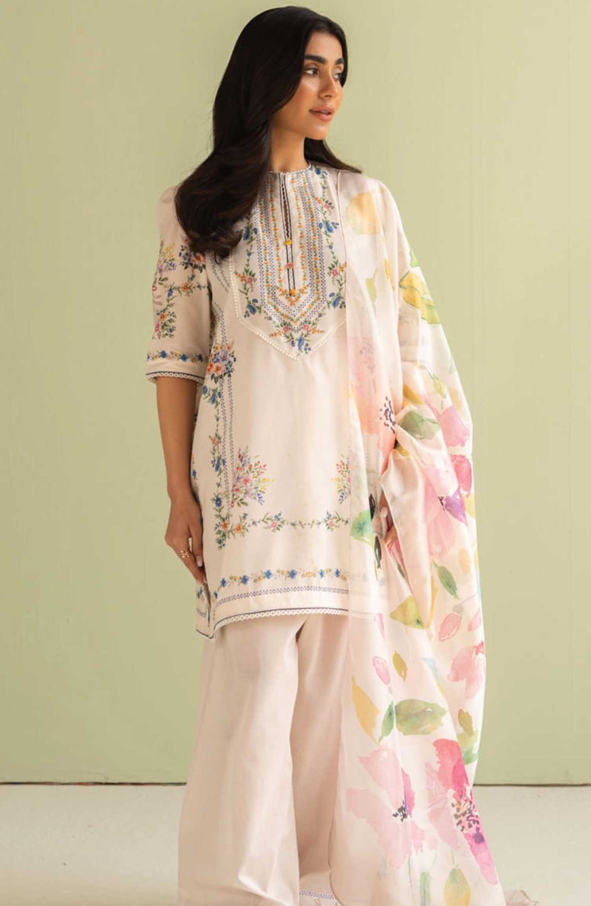 Buy Zara Shahjahan | Coco printed Lawn 2026( D-3A Ria) Pakistani Embroidered Clothes For Women at Our Online Designer Boutique UK, Indian & Pakistani Wedding dresses online UK, Asian Clothes UK Jazmin Suits USA, Baroque Chiffon Collection 2025 & Eid Collection Outfits in USA on express shipping available @ Lebaasonline.