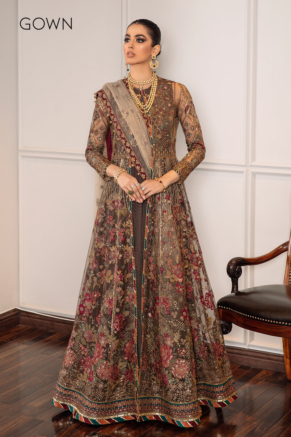 Buy Baroque | EMBROIDERED NET CH09-02 . Online at Great Price! Available For UK, France & Germany. Baroque dresse from Pakistan & for SALE in the UK, USA, Manchester & London. Book now ready to wear & unstitched. Shop Wedding, festive, summer or winter branded outfits from Lebaasonline 